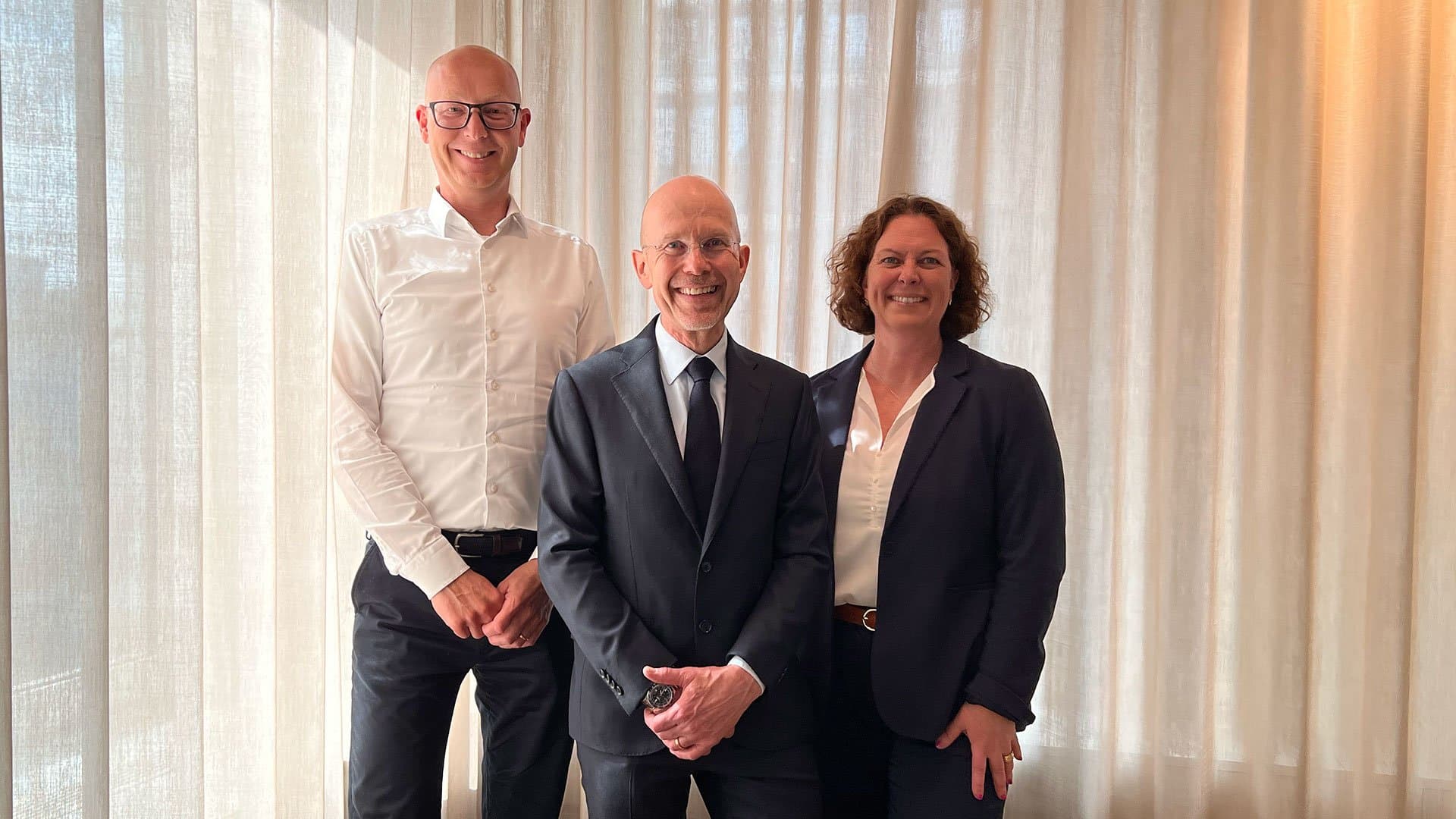 Per Wallentin, Kristian Hammar and Carin Strindmark.